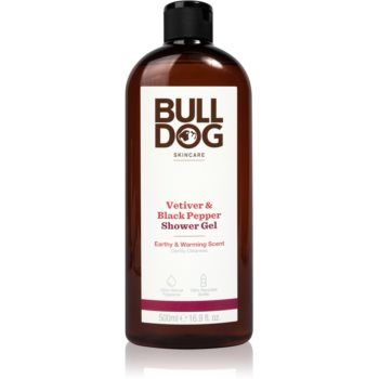 Bulldog Vetiver and Black Pepper Gel de duș pentru bărbați
