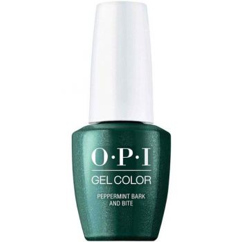 Lac de Unghii Semipermanent - OPI Gel Color Terribly Nice Collection, Peppermint Bark and Bite, 15 ml la reducere