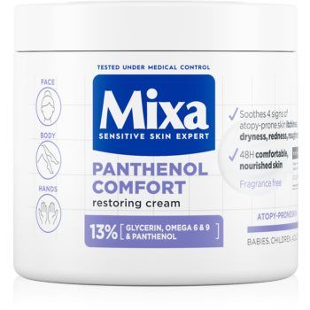 Mixa Panthenol Comfort cremă de corp regeneratoare pentru piele uscata spre atopica
