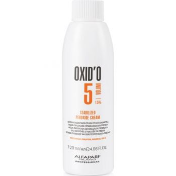 Oxidant Crema 1.5% - Alfaparf Milano Oxid'O 5 Volumi 1.5% Stabilized Peroxide Cream,120 ml de firma original