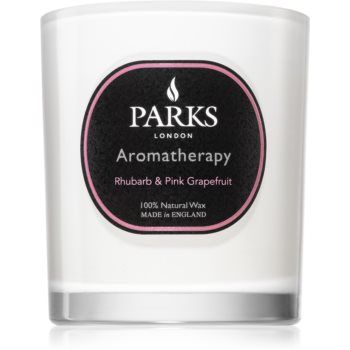 Parks London Aromatherapy Rhubarb & Pink Grapefruit lumânare parfumată ieftin