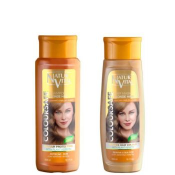 Set Sampon 300 ml + Masca 300 ml pentru par Blond NaturVital