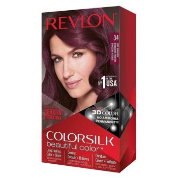 Vopsea de Par Revlon - Colorsilk, nuanta 34 Deep Burgundy, 1 buc ieftina