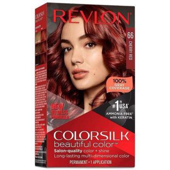 Vopsea de Par Revlon - Colorsilk, nuanta 66 Cherry Red, 1 buc ieftina