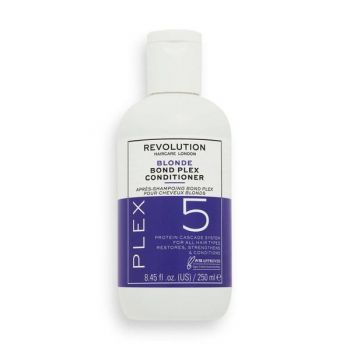 Balsam pentru Par Uscat si Deteriorat - Revolution Haircare Blonde Plex 5 Bond Plex Conditioner, 250 ml