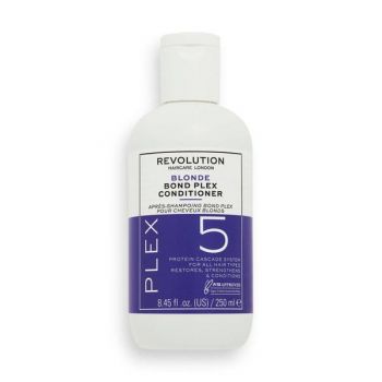 Balsam pentru Par Uscat si Deteriorat - Revolution Haircare Blonde Plex 5 Bond Plex Conditioner, 250 ml ieftin