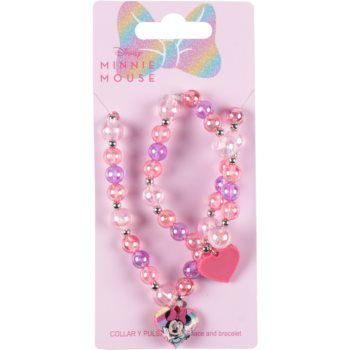 Disney Minnie Necklace and Bracelet set pentru copii