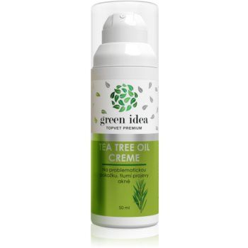 Green Idea Topvet Premium Tea Tree Oil Creme crema de zi regeneranta pentru ten acneic