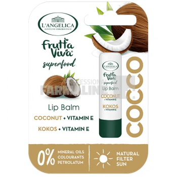 L’ Angelica Balsam de buze cu cocos si vitamina E 4,8 gr Coswell de firma original