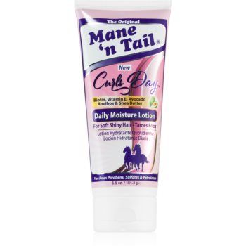 Mane 'N Tail Curls Day Daily Moisture Lotion tratament de hidratare fara clatire pentru par fin ieftin