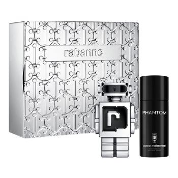 Set Cadou Paco Rabanne Phantom, Barbati, Apa de Toaleta, 100 ml + Deodorant spray, 150 ml de firma original