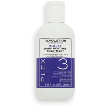 Tratament Intensiv pentru Par Uscat si Deteriorat - Revolution Haircare Blonde Plex 3 Bond Restore Treatment, 250 ml