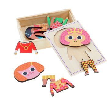 Vilac Puzzle Jade jucărie interactivă cu piese care se pot insera din lemn