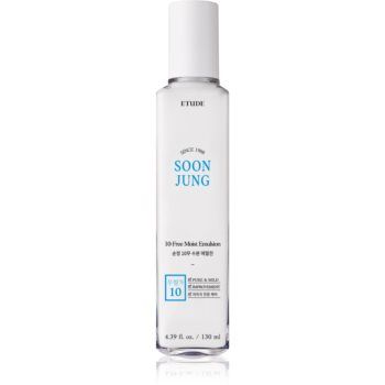 ETUDE SoonJung 10-Free Moist Emulsion emulsie calmanta si hidratanta pentru piele sensibila si iritabila