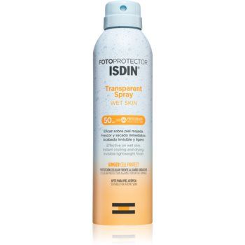 ISDIN Transparent Spray Wet Skin spray solar SPF 50