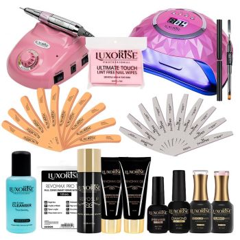 Kit Unghii False cu Polygel & Tipsuri Reutilizabile PRO100 Kit Unghii False cu Polygel & Tipsuri Reutilizabile PRO100