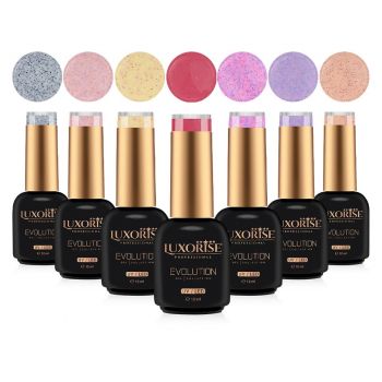 Set 7 Oje Semipermanente LUXORISE Evolution, Candy Girl
