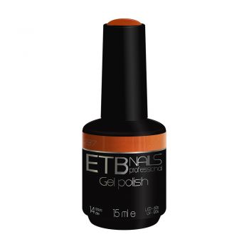 Gel Unghii ETB Nails 237 Vivid Orange 15 ml la reducere