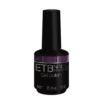 Gel Unghii ETB Nails 342 Goth Purple 15 ml ieftin
