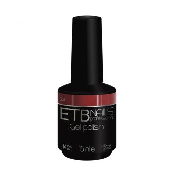 Gel Unghii ETB Nails 351 Glossy Red 15 ml la reducere