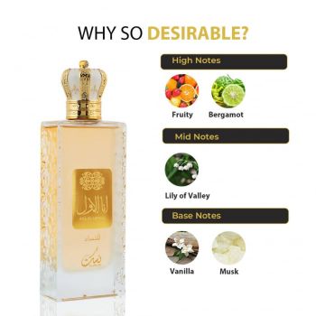 Parfum Ana Al Awwal Women, Nusuk, apa de parfum 100 ml, femei - inspirat din Xerjoff Erba Pura Al Haramain Amber Oud Gold Edition