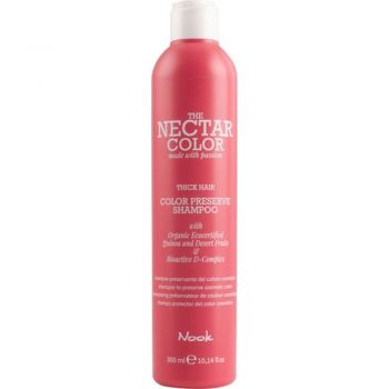 Sampon Profesional Nook Nectar Color Thick Hair Color Preserve Hair 300 ml de firma original