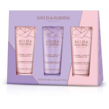 Baylis & Harding Jojoba, Vanilla & Almond Oil set cadou (de maini) cu ulei de migdale