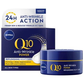 Crema de Noapte Antirid Q10 Power - Nivea Anti-Wrinkle, 50 ml