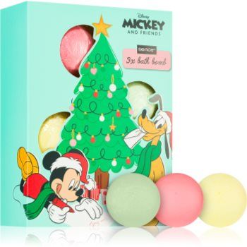 Disney Mickey&Friends 3 Bath Bombs bombă de baie (pentru copii)