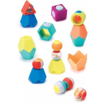 Infantino Sensory Balls, Cubes and Cups set de jucării