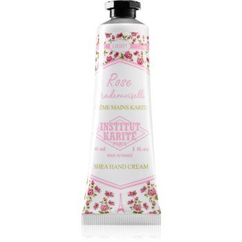 Institut Karité Paris Rose Mademoiselle Shea Hand Cream crema cu textura usoara de maini ieftina