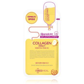 MEDIHEAL Essential Mask Collagen Impact mască textilă de îngrijire cu colagen