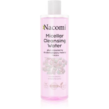 Nacomi Micellar Cleansing Water apa cu particule micele hidrateaza pielea si inchide porii