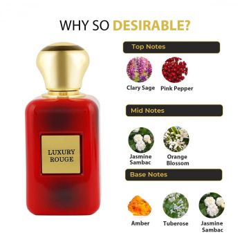 Parfum Luxury Rouge, Riiffs, apa de parfum 100 ml, unisex - - inspirat din Armani Prive Rouge la reducere
