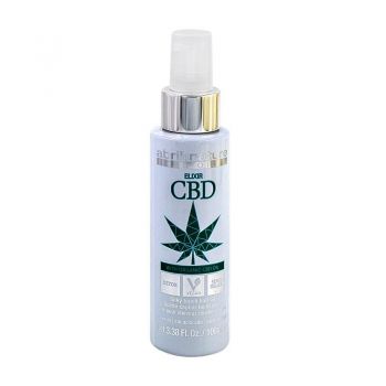 Ser concentrat revitalizant cu ulei organic din seminte de canepa pentru par CBD Nutrition Abril et Nature, 100 ml