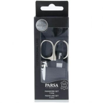 Set manichiura 3 piese Soligen - Negru, Parsa