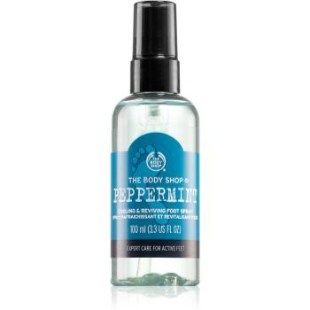 The Body Shop Peppermint deodorant pentru picioare cu efect racoritor de firma original