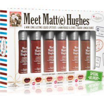 theBalm Meet Matt(e) Hughes Mini Kit Special Delivery set de rujuri lichide