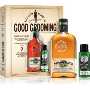 18.21 Man Made Book of Good Grooming Volume 9 set cadou Spiced Vanilla (pentru barbati)