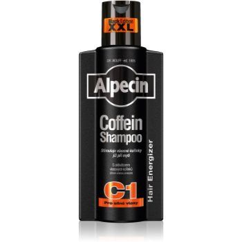 Alpecin Coffein Shampoo C1 Black Edition sampon pe baza de cofeina pentru barbati pentru stimularea creșterii părului la reducere