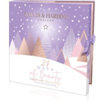 Baylis & Harding Jojoba, Vanilla & Almond Oil Calendar de Crăciun Sweet Mandarin & Grapefruit + Jojoba, Vanilla & Almond Oil(pentru corp) parfum