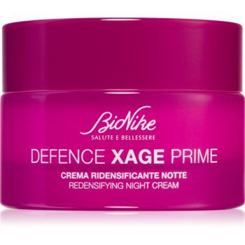 BioNike Defence Xage Crema nutritiva de recuperare a densitatii pielii pentru noapte