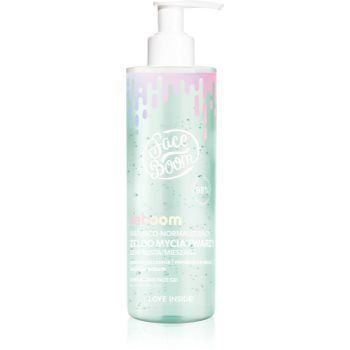 BodyBoom FaceBoom Seboom gel matifiant de curatare pentru piele mixta spre grasa