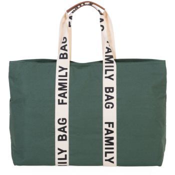Childhome Family Bag Canvas Green geantă pentru călătorii de firma original