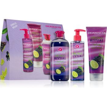 Dermacol Aroma Ritual Grape & Lime set cadou (pentru baie) ieftina