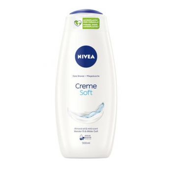 Gel de Dus cu Ulei de Migdale - Nivea Creme Soft, 500 ml