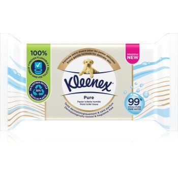 Kleenex Pure hârtie igienică umedă