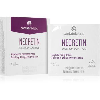 Neoretin Discrom control Lightening Peel exfoliere enzimatica cu acid glicolic