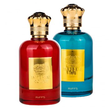 Pachet 2 parfumuri, Imperial Rouge 100 ml si Imperial Blue 100 ml la reducere