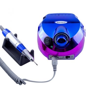 Pila / Freza Electrica Unghii Profesionala 35.000RPM Cameleon Blue, 65W